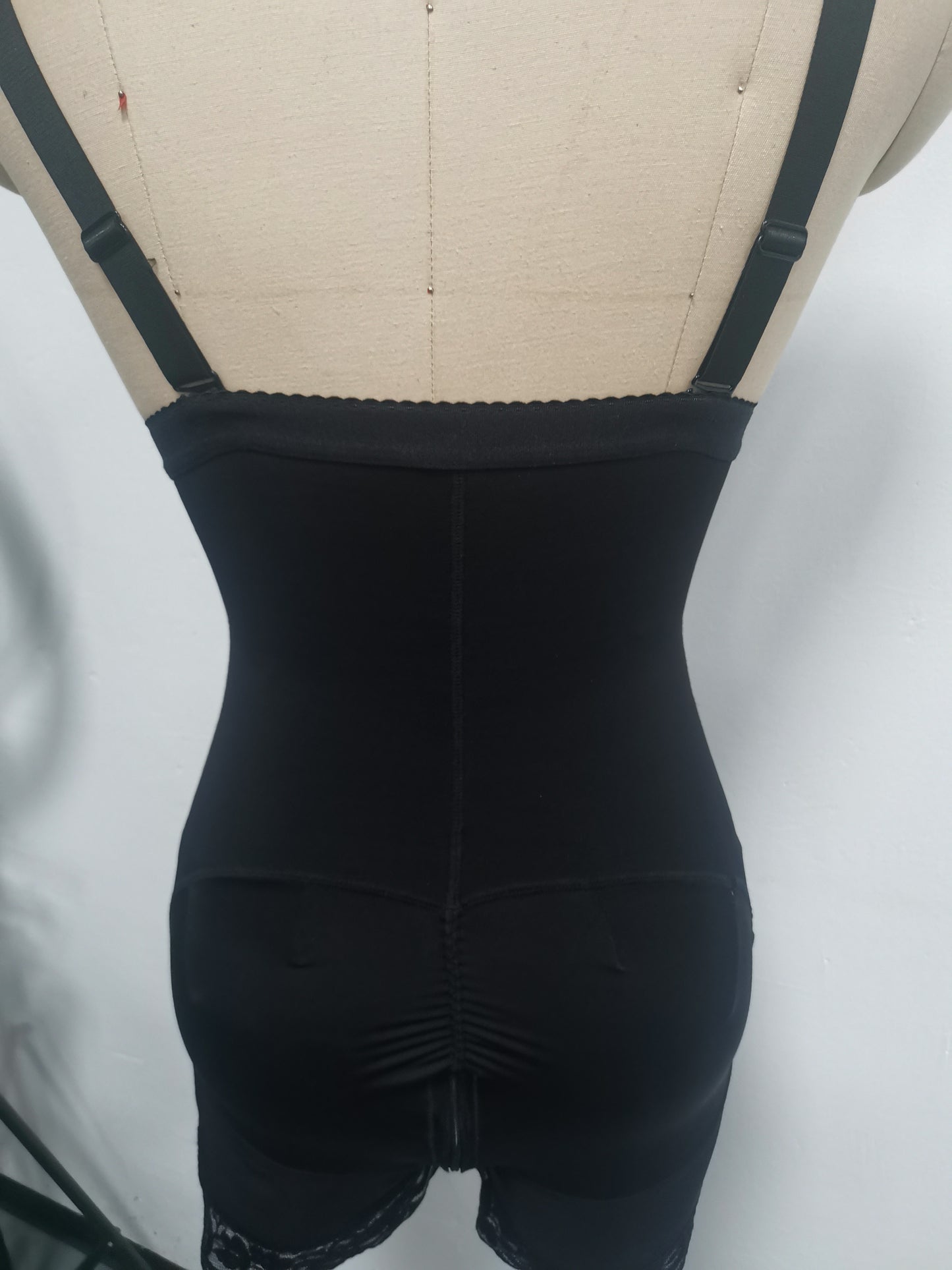 High Waist Three Breasted Crotch Zipper Belly Contracting Waist Slimming Butt Lift Underwear One Piece Corset