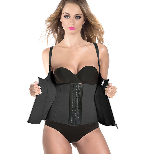 Neoprene Storm Tank-Top Women Belly Contracting Close Fitting Waist Trainer Shapewear Court Corset