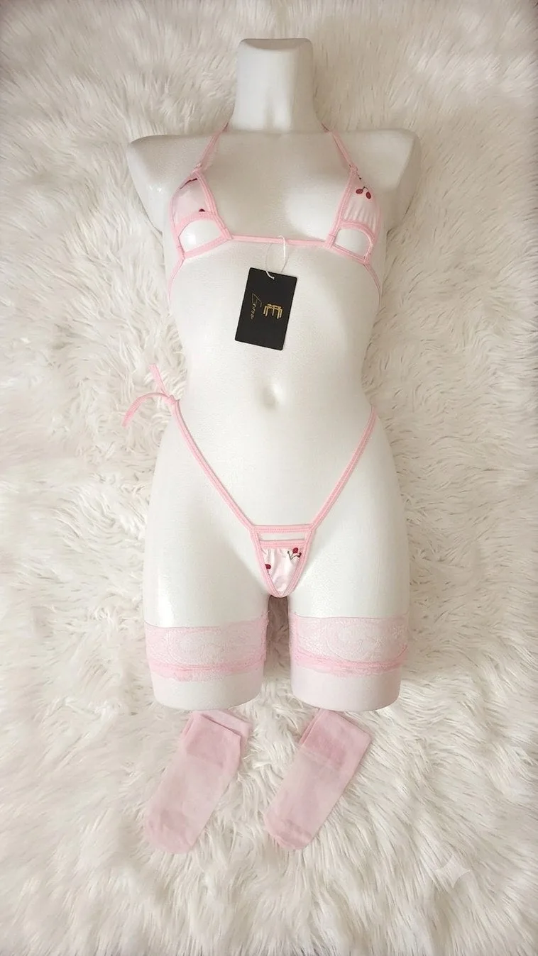 Ensemble lingerie 3 pièces ajustable