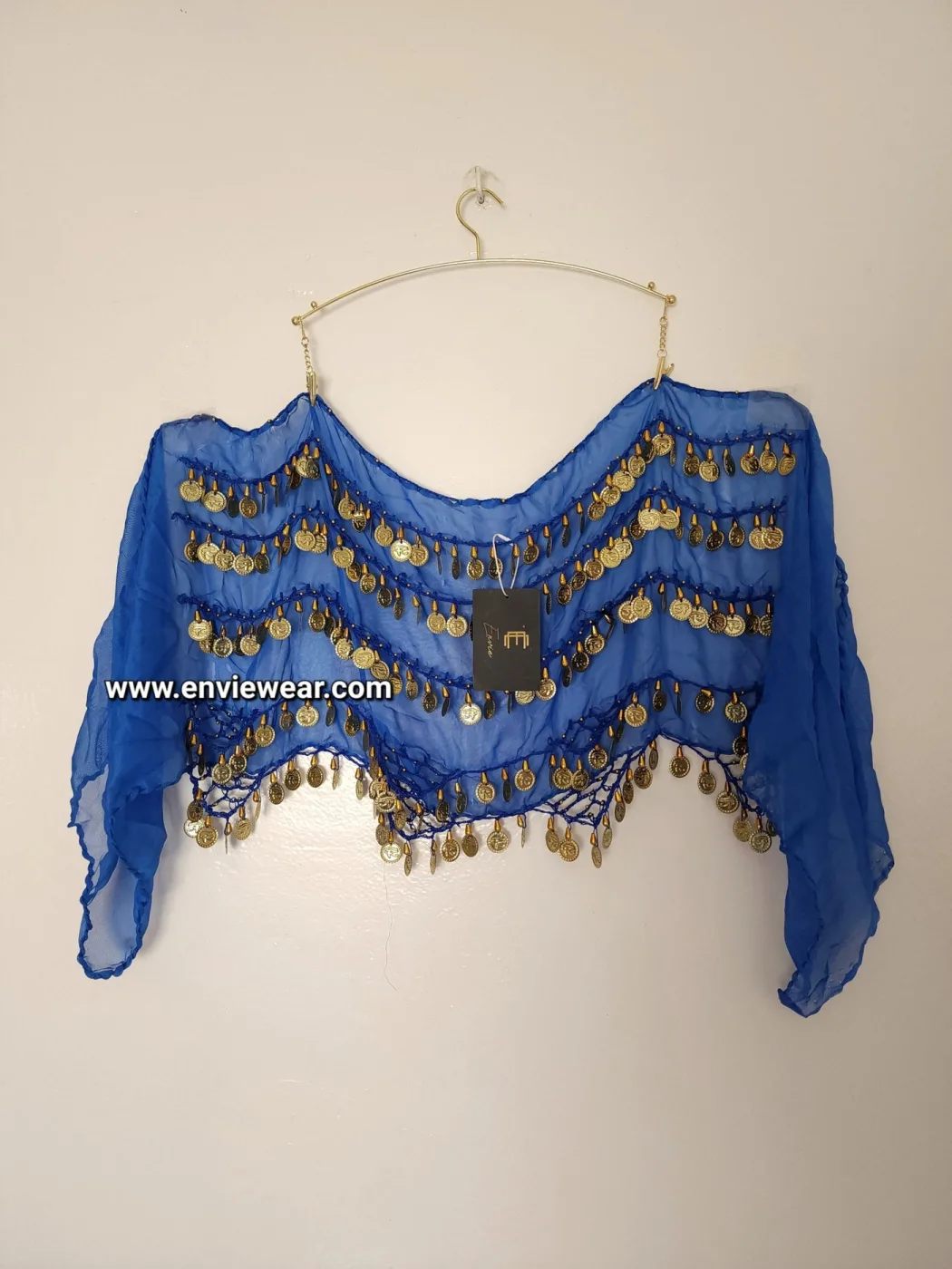 Ceinture orientale bleu & doré
